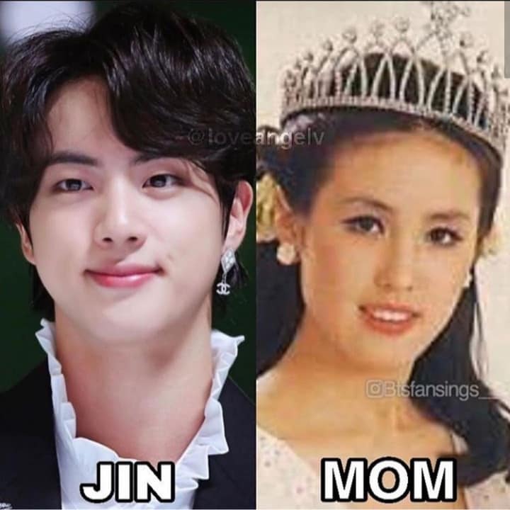 Revealing about BTS JIN's Mom is Beauty Pageant Queen? Jin's mysterious