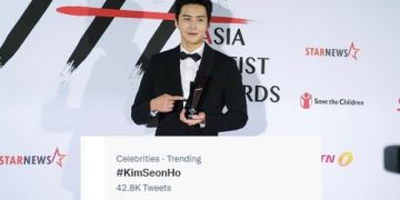 Kim Seon Ho on Top 1 of the global trending, causing an explosion of social networks when winning at AAA 2021.