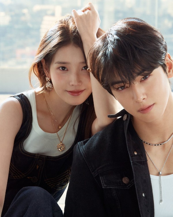 IU and Cha Eun Woo featured as a stylish duo in Chaumet's 'Bee De Chaumet' campaign 2