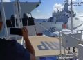 Moment Chinese ships CRASH while tailing Filipino boat in South China Sea 18 Moment Chinese ships CRASH while tailing Filipino boat in South China Sea
