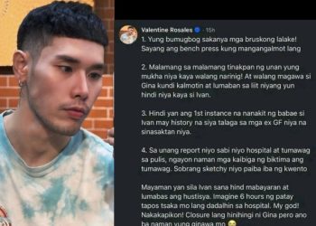Valentine Rosales Posts About Mental Health and Undergoes an Emergency Psychiatric Session Amid Controversy Involving Ivan Cezar Ronquillo